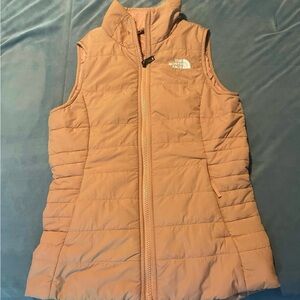 The North Face Girl Insulated Puffer Vest – Blush Pink